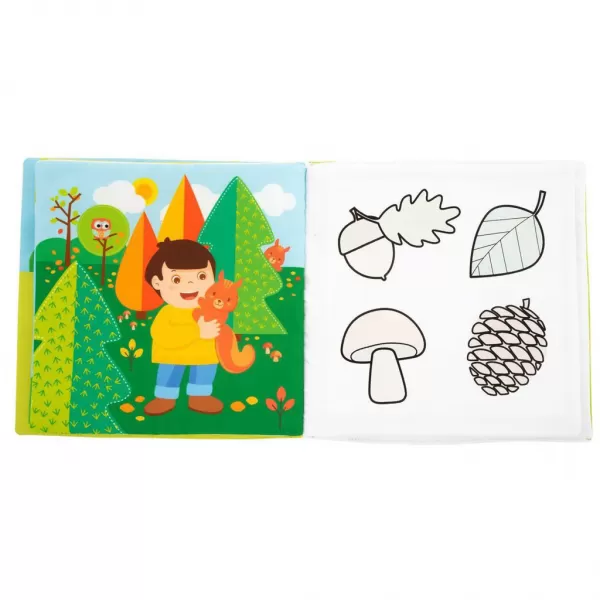 CHICCO Knížka na opakování malování pomocí vody Seasons 24m+