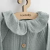 New Baby Kojenecký kabátek na knoflíky Luxury clothing Laura šedý