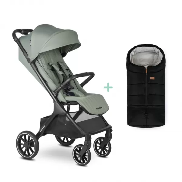 EASYWALKER Kočárek sportovní Jackey2 XL + PETITE&MARS fusak Jibot ZDARMA