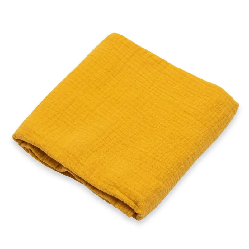 New Baby Dětská mušelínová deka mustard