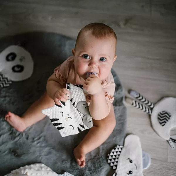 BABYONO Hračka muchláček Kitty 0m+