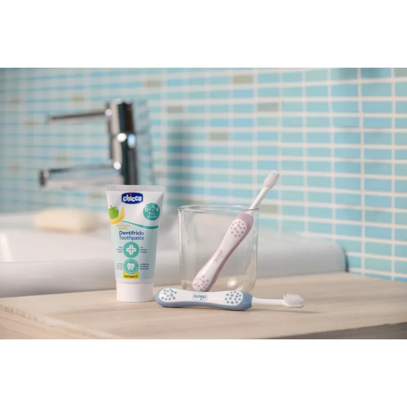 CHICCO Kartáček zubní pro děti Lilac 6-36m