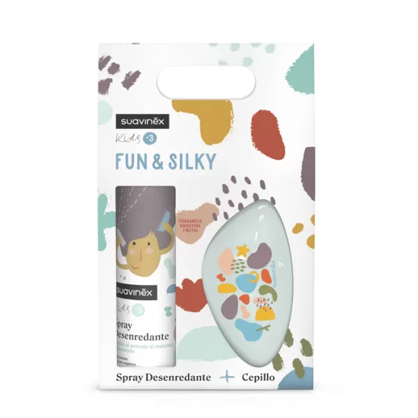 SUAVINEX SET Dětský sprej na rozčesávání KIDS 250 ml+ hřebínek