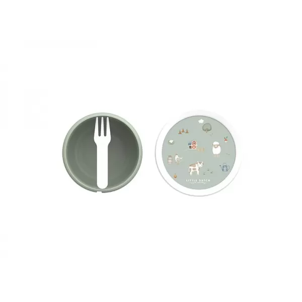 Little Dutch Box na ovoce s vidličkou Farma