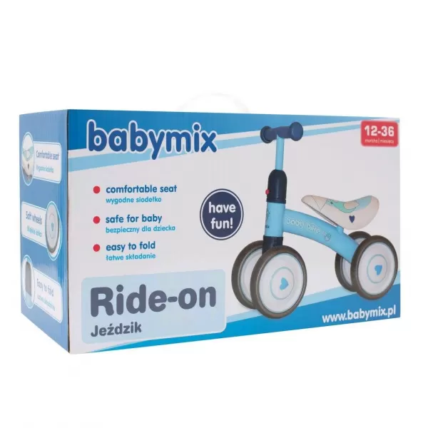 Baby Mix Dětské odrážedlo Baby Bike Černá bílá football