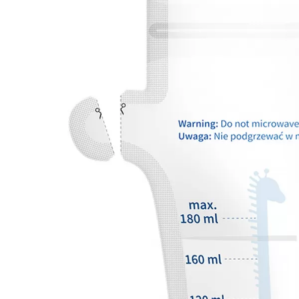 BABYONO Sáčky na mateřské mléko 180 ml 30 ks