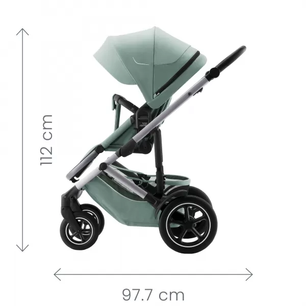Britax Set kočárek Smile 5Z + hluboká korba + autosedačka Baby-Safe Pro