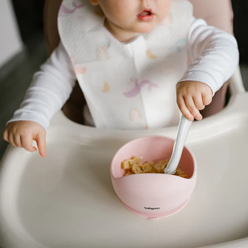 Baby Ono Dětská flexibilní lžička zelená