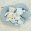 NATTOU Krokodýl plyšový hudební Romeo s kousátkem silikon 30 cm Romeo, Jules & Sally