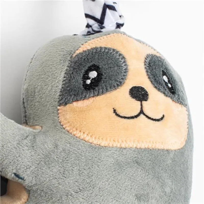 New Baby Edukační hrající plyšová hračka s klipem Sloth
