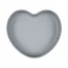 CANPOL BABIES Talíř silikonový s přísavkou Srdce
