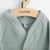 New Baby Kojenecký kabátek na knoflíky Luxury clothing Oliver šedý