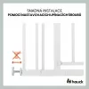 Hauck Zábrana Open N Stop 2 Set +21 cm White