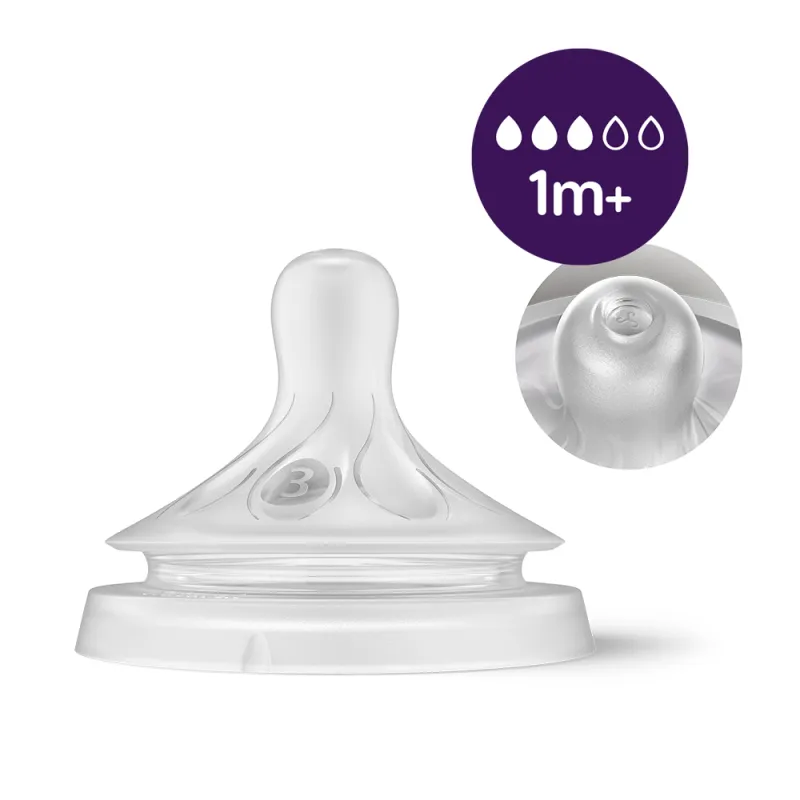 Philips AVENT Láhev Natural Response 260 ml, 1m+, 3 ks+WW Soapberry 60ks