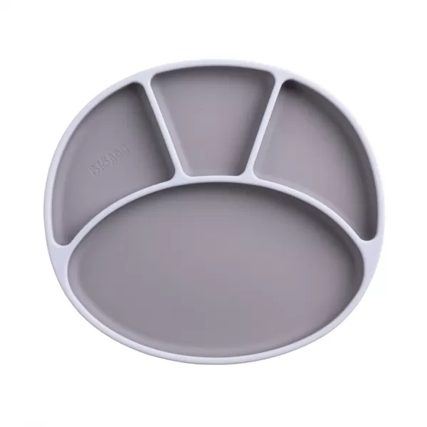BIBADO Silikonový dělený talíř s přísavkou