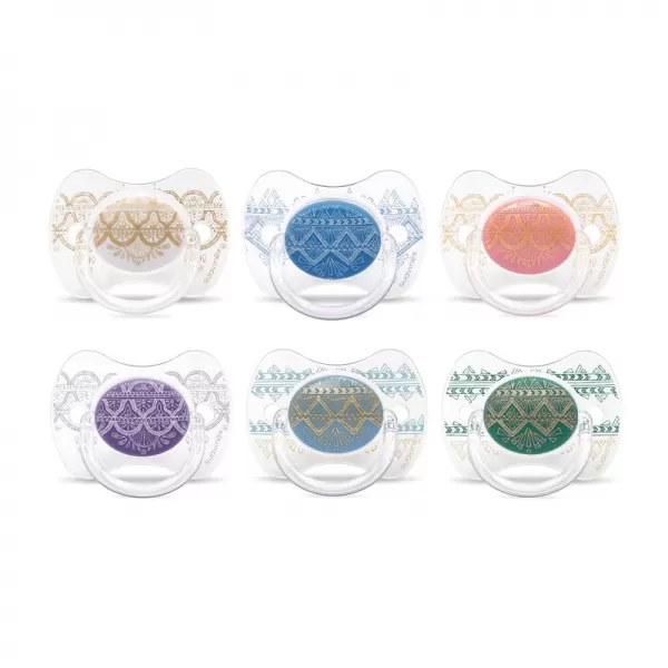 SUAVINEX ŠIDÍTKO PREMIUM COUTURE 2018 fyziologické SILIKON +4 m