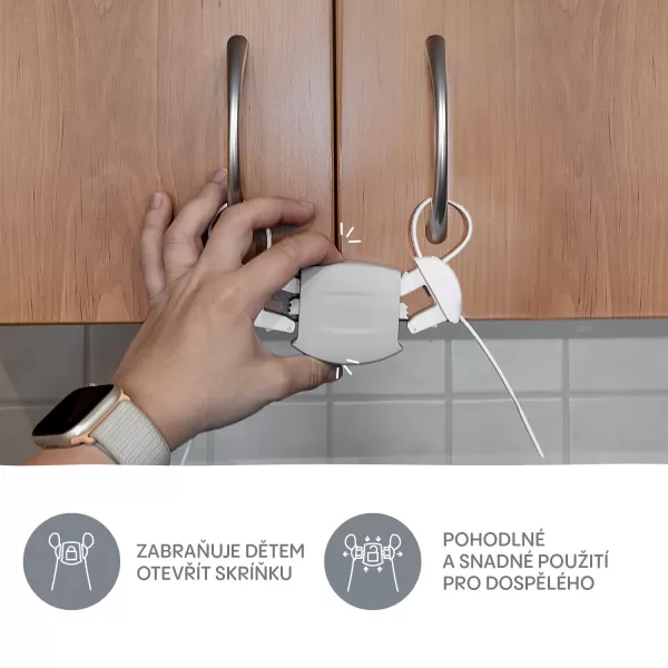 Zopa Zámek na úchyty skříněk univerzální 1ks