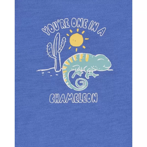 CARTER'S Body bez rukávů Blue Chameleon kluk 6m