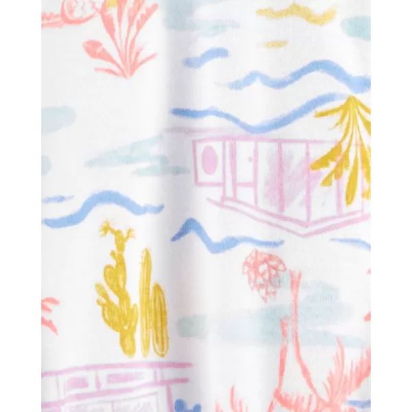 CARTER'S Overal letní Ivory Palm holka NB