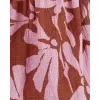 CARTER'S Šaty Brown Floral holka 9m