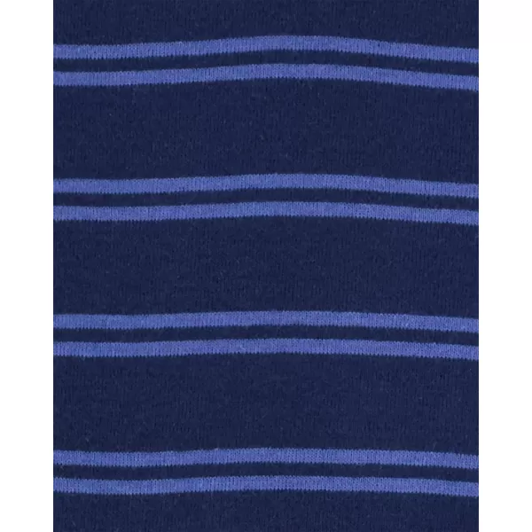 CARTER'S Set 2dílný body kr. rukáv, tepláky Blue Stripes kluk 3m