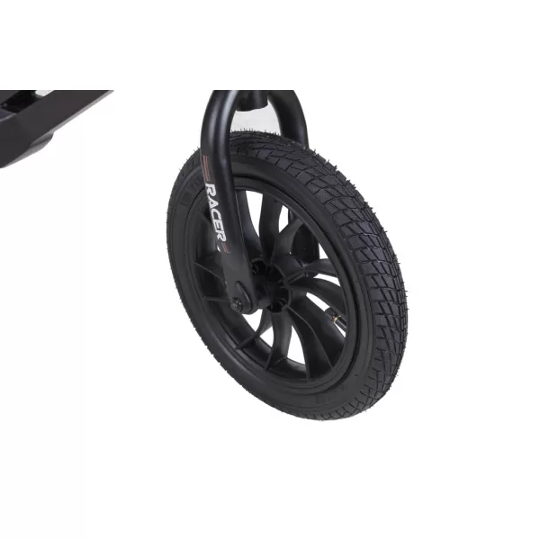 QPLAY Odrážedlo Racer air (Titanium), věk 3 - 6 let, do 30 kg