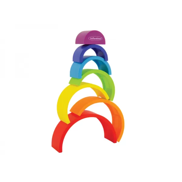 Infantino Skládačka duha Magic Rainbow
