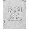 CARTER'S Body dlouhý rukáv Blue/Gray Animal kluk 4ks 12m/vel. 80