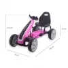 Milly Mally Dětská šlapací motokára Go-kart Power