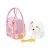 Pucci Pups Pejsek bílý v kabelce Pink Crown Glam Bag
