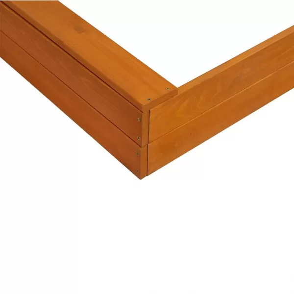 Baby Mix Dětské dřevěné pískoviště se stříškou 120x120 cm modro-bílé