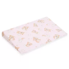 New Baby Potah na kojenecký polštář-klin BASIC 59x37cm pink