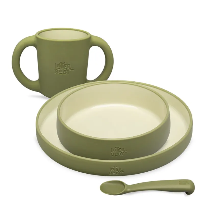 INTERBABY JÍDELNÍ SET silikonový