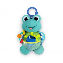 BABY EINSTEIN Hračka aktivní na C kroužku želva Neptune’s Sensory Sidekick™ 0m+