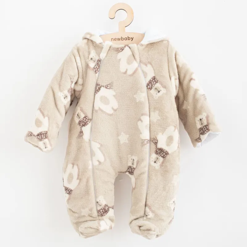 New Baby Kojenecký Wellsoft zimní overal Polar Bear