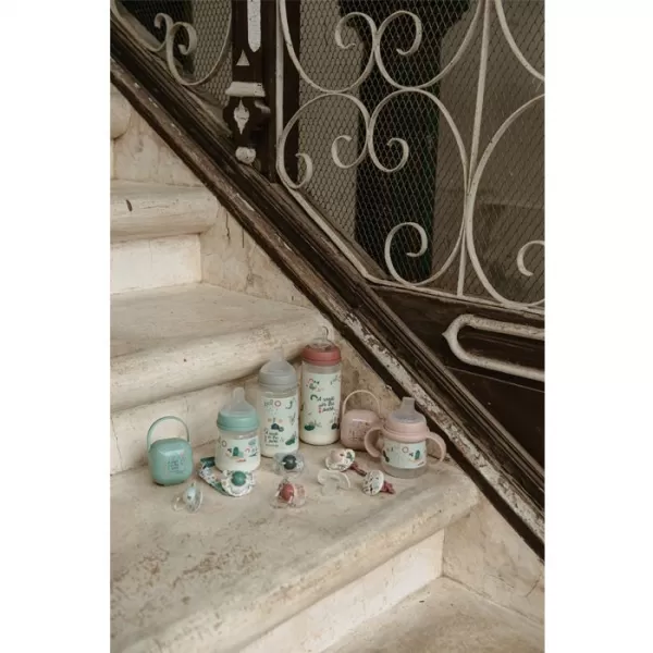 SUAVINEX Kojenecká láhev Walk anatomická M silikon 270 ml