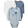 CARTER'S Body dlouhý rukáv Blue Dogs kluk LBB 3ks NB/vel. 56