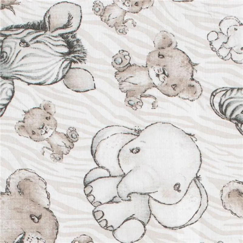 New Baby Bavlněné pleny s potiskem 70x80 cm 3 ks UNI