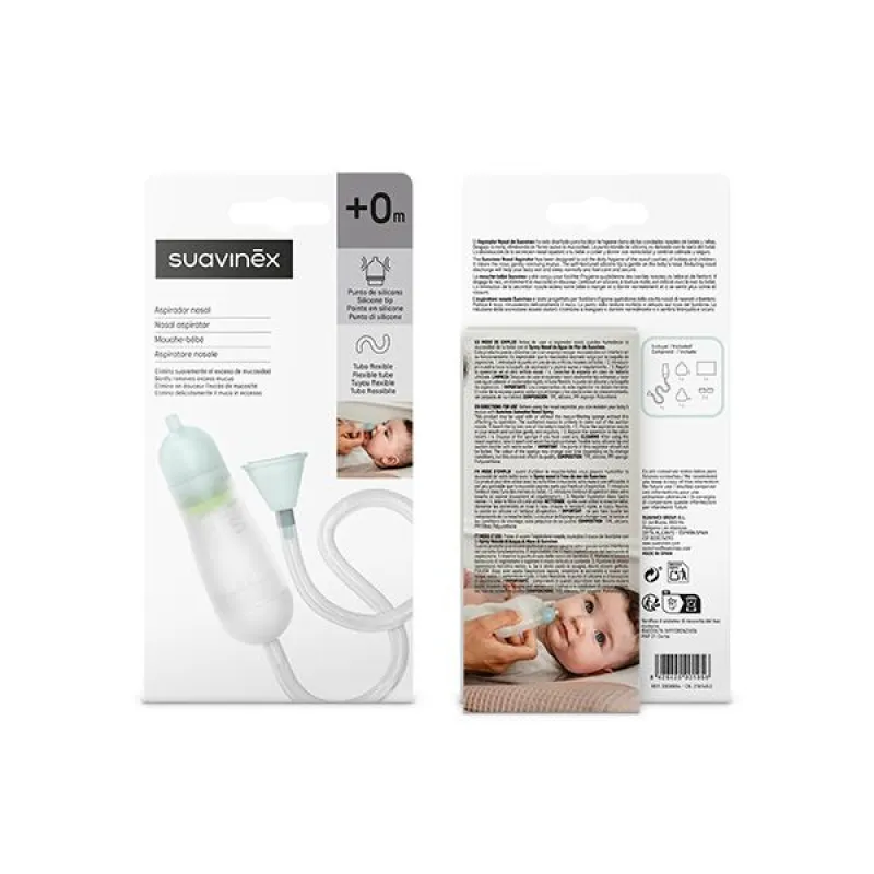 SUAVINEX Anatomická odsávačka do nosíku