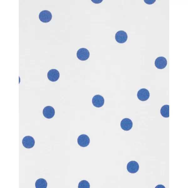 CARTER'S Set 3dílný body kr. rukáv, triko kr. rukáv, kraťasy Blue Dot Fish holka NB/ vel. S 56