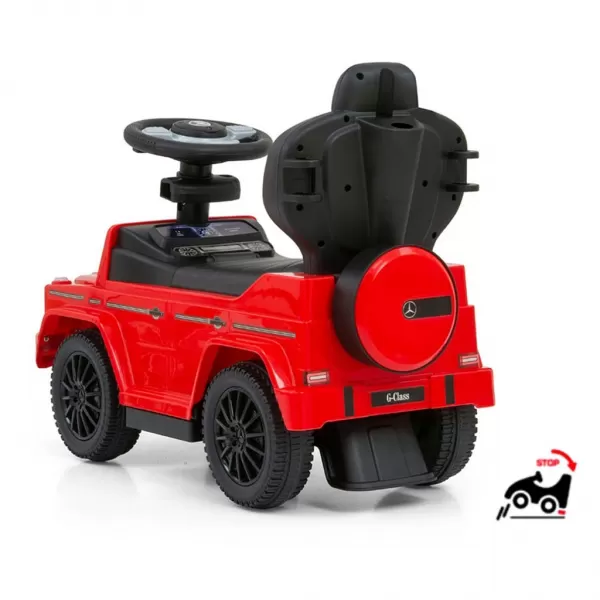 Milly Mally Odrážedlo s vodící tyčí MERCEDES G350d bílé