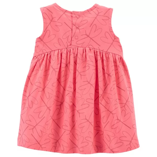 CARTER'S Set 2dílný overal letní, šaty s kalhotkami BluePink holka NB/vel. 56