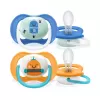 Philips AVENT Šidítko Ultra air Play 6-18m, 2 ks+WW Soapberry 60ks