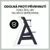 Hauck Alpha+ dřevěná židle+novorozenecký set polohovací, 0m+