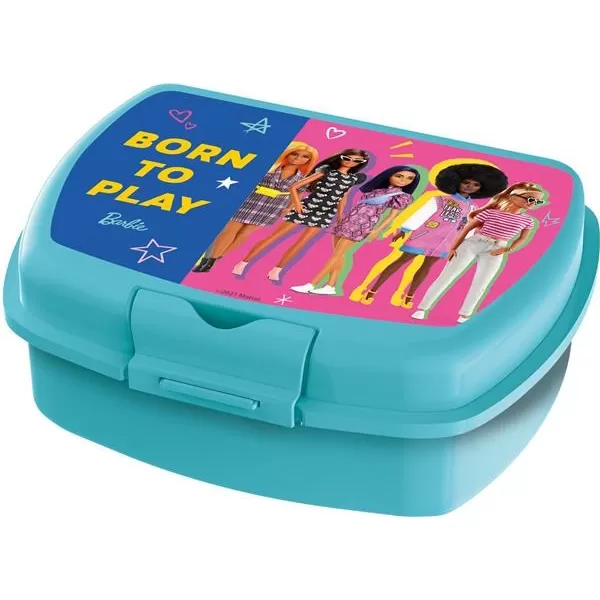 Colzani Svačinový box Barbie tyrkysový