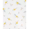 CARTER'S Set 2dílný triko kr. rukáv, kraťasy na kšandy Yellow Flowers holka 3m