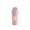 KikkaBoo Hrnek se silikonovým brčkem 220ml 8m+ Moony me