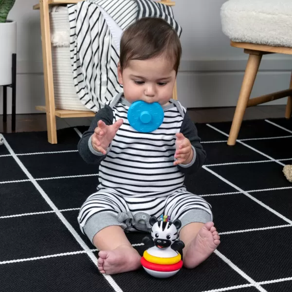 BABY EINSTEIN Kousátko stohovací zebra Stack & Wobble Zen™ 3m+