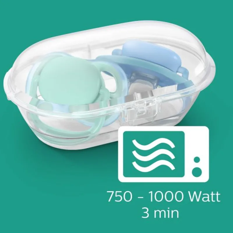 Philips AVENT Šidítko Ultra air Play 6-18m, 2 ks+WW Soapberry 60ks