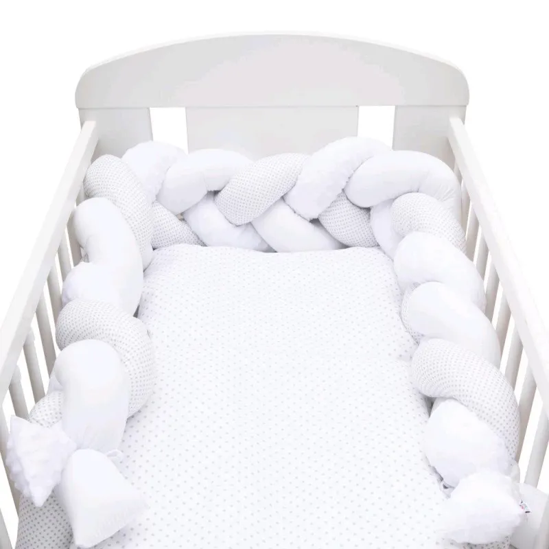 New Baby Ochranný mantinel do postýlky cop Minka a Puntík šedý